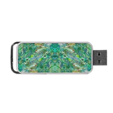 Green Repeats I Portable USB Flash (One Side) from ArtsNow.com Front