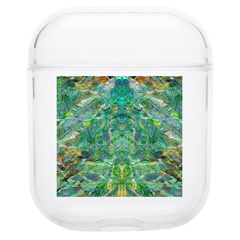 Green Repeats I Soft TPU AirPods 1/2 Case from ArtsNow.com Front