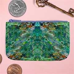 Green Repeats I Large Coin Purse from ArtsNow.com Front