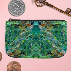 Green Repeats I Large Coin Purse from ArtsNow.com Front