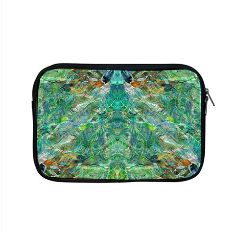 Green Repeats I Apple MacBook Pro 15  Zipper Case from ArtsNow.com Front