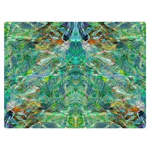 Green Repeats I Premium Plush Fleece Blanket (Extra Small) from ArtsNow.com 40 x30  Blanket Front