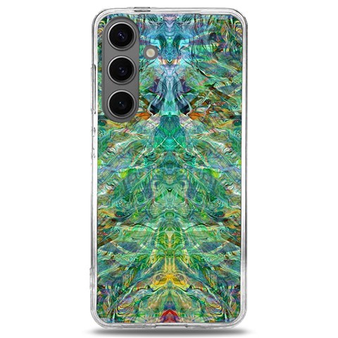 Green Repeats I Samsung Galaxy S24 6.2 Inch TPU UV Case from ArtsNow.com Front