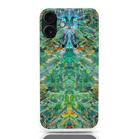 Green Repeats I iPhone 16 Plus TPU UV Print Case from ArtsNow.com Front