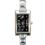 Los Alerces National Park Waterfront Landscape, Argentina002 Rectangle Italian Charm Watch