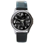 Los Alerces National Park Waterfront Landscape, Argentina002 Round Metal Watch