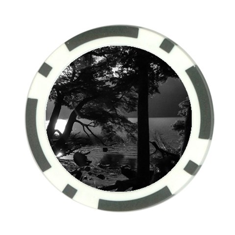 Los Alerces National Park Waterfront Landscape, Argentina002 Poker Chip Card Guard (10 pack) from ArtsNow.com Back