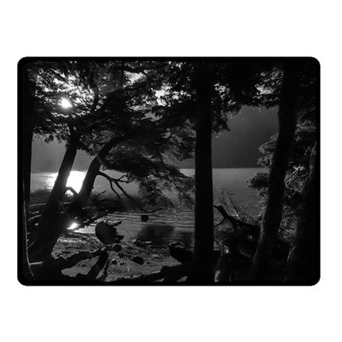 Los Alerces National Park Waterfront Landscape, Argentina002 Two Sides Fleece Blanket (Small) from ArtsNow.com 45 x34  Blanket Back