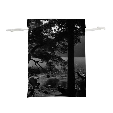 Los Alerces National Park Waterfront Landscape, Argentina002 Lightweight Drawstring Pouch (S) from ArtsNow.com Back