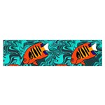 Flame Swirls Oblong Satin Scarf (16  x 60 )