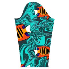 Flame Swirls Kids  Midi Sailor Dress from ArtsNow.com Sleeve Left