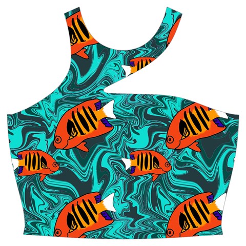 Flame Swirls Cut Out Top from ArtsNow.com Front