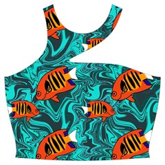 Flame Swirls Cut Out Top from ArtsNow.com Front