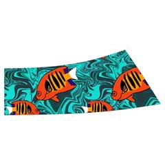 Flame Swirls Men s Side Zip Front Pouch Ski And Snowboard Bib Pants	 from ArtsNow.com Waistband Back Left