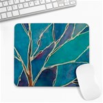 Aqua Batik, Abstract, Colorful Large Mousepad