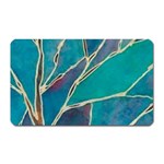 Aqua Batik, Abstract, Colorful Magnet (Rectangular)