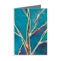 Aqua Batik, Abstract, Colorful Mini Greeting Cards (Pkg of 8) from ArtsNow.com Right