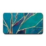 Aqua Batik, Abstract, Colorful Medium Bar Mat