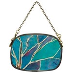 Aqua Batik, Abstract, Colorful Chain Purse (One Side)