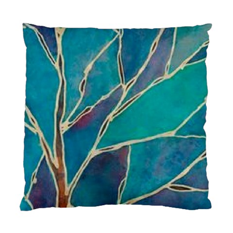 Aqua Batik, Abstract, Colorful Standard Cushion Case (One Side) from ArtsNow.com Front