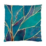 Aqua Batik, Abstract, Colorful Standard Cushion Case (One Side)