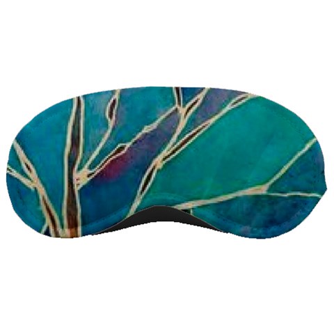 Aqua Batik, Abstract, Colorful Sleep Mask from ArtsNow.com Front