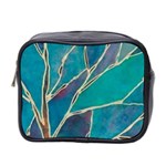 Aqua Batik, Abstract, Colorful Mini Toiletries Bag (Two Sides)