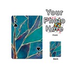 Aqua Batik, Abstract, Colorful Playing Cards 54 Designs (Mini)