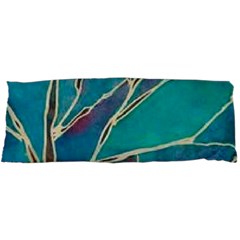 Aqua Batik, Abstract, Colorful 15 x40  Body Pillow Case Dakimakura (Two Sides) from ArtsNow.com Front