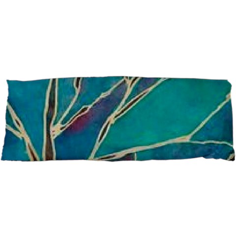 Aqua Batik, Abstract, Colorful 25 x67  Body Pillow Case Dakimakura (Two Sides) from ArtsNow.com Front