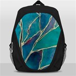 Aqua Batik, Abstract, Colorful Backpack Bag