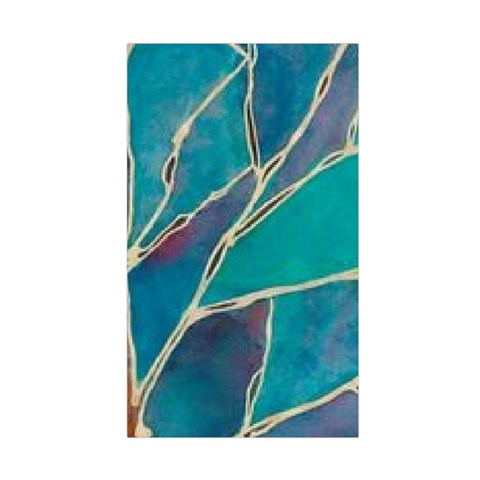 Aqua Batik, Abstract, Colorful Duvet Cover Double Side (Single Size) from ArtsNow.com Front