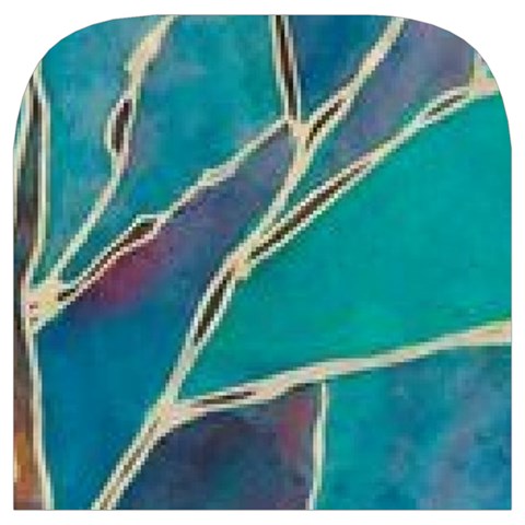 Aqua Batik, Abstract, Colorful Toiletries Pouch from ArtsNow.com Cover