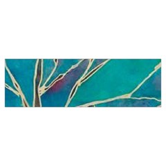 Aqua Batik, Abstract, Colorful Toiletries Pouch from ArtsNow.com Hand Strap