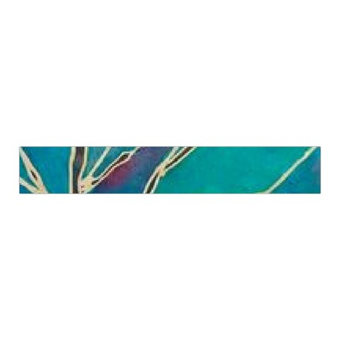 Aqua Batik, Abstract, Colorful Midi Wrap Pencil Skirt from ArtsNow.com Waistband