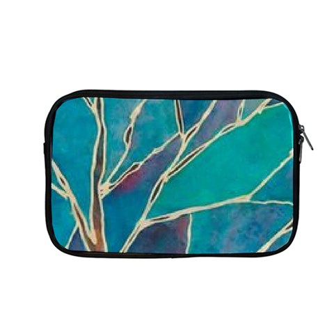 Aqua Batik, Abstract, Colorful Apple MacBook Pro 13  Zipper Case from ArtsNow.com Front