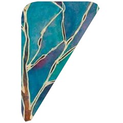 Aqua Batik, Abstract, Colorful Belt Pouch Bag (Small) from ArtsNow.com Front Right