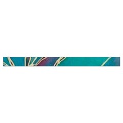 Aqua Batik, Abstract, Colorful Wristlet Pouch Bag (Small) from ArtsNow.com Strap Outside