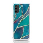 Aqua Batik, Abstract, Colorful Samsung Galaxy S20 6.2 Inch TPU UV Case