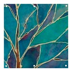 Aqua Batik, Abstract, Colorful Banner and Sign 3  x 3 