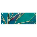 Aqua Batik, Abstract, Colorful Banner and Sign 6  x 2 