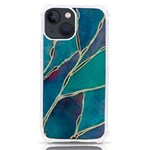 Aqua Batik, Abstract, Colorful iPhone 13 mini TPU UV Print Case