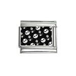 Jack Print, White, Before, Plain, Black, Simple, Christmas Italian Charm (9mm)