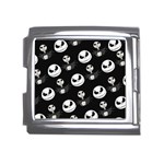 Jack Print, White, Before, Plain, Black, Simple, Christmas Mega Link Italian Charm (18mm)