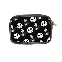 Jack Print, White, Before, Plain, Black, Simple, Christmas Coin Purse from ArtsNow.com Back