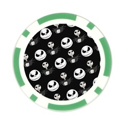 Jack Print, White, Before, Plain, Black, Simple, Christmas Poker Chip Card Guard (10 pack) from ArtsNow.com Front