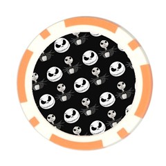 Jack Print, White, Before, Plain, Black, Simple, Christmas Poker Chip Card Guard (10 pack) from ArtsNow.com Front