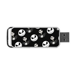 Jack Print, White, Before, Plain, Black, Simple, Christmas Portable USB Flash (Two Sides) from ArtsNow.com Front