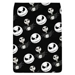 Jack Print, White, Before, Plain, Black, Simple, Christmas Removable Flap Cover (L)