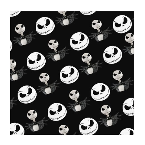 Jack Print, White, Before, Plain, Black, Simple, Christmas Duvet Cover (Queen Size) from ArtsNow.com Front